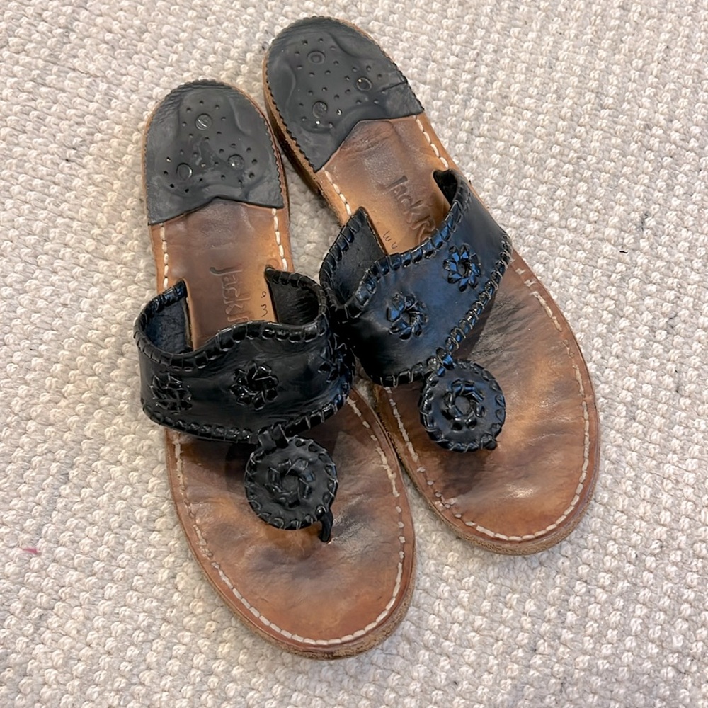 Well loved jack rogers Navajo - black - 9